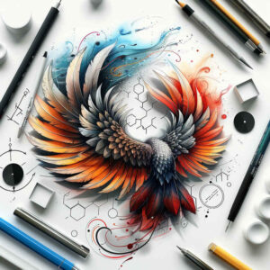 other-birds tattoo design ideas Surrealism fluid forms naturalistic shows endurance