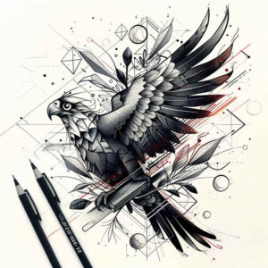 other-birds tattoo design ideas form fidelity sharp beaks represents resilience