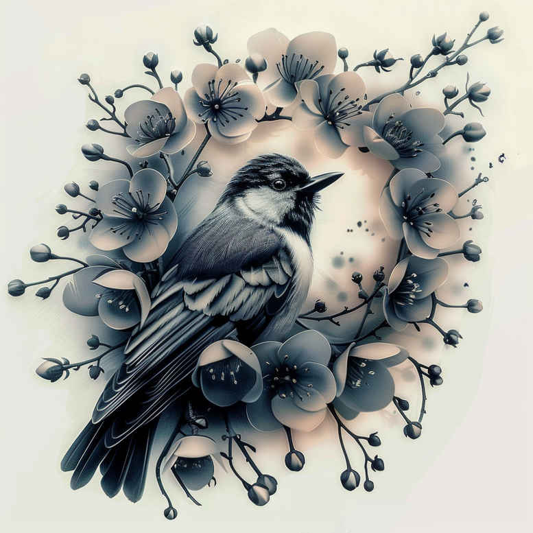 other-birds tattoo design ideas Surrealism psychological depth soaring for back