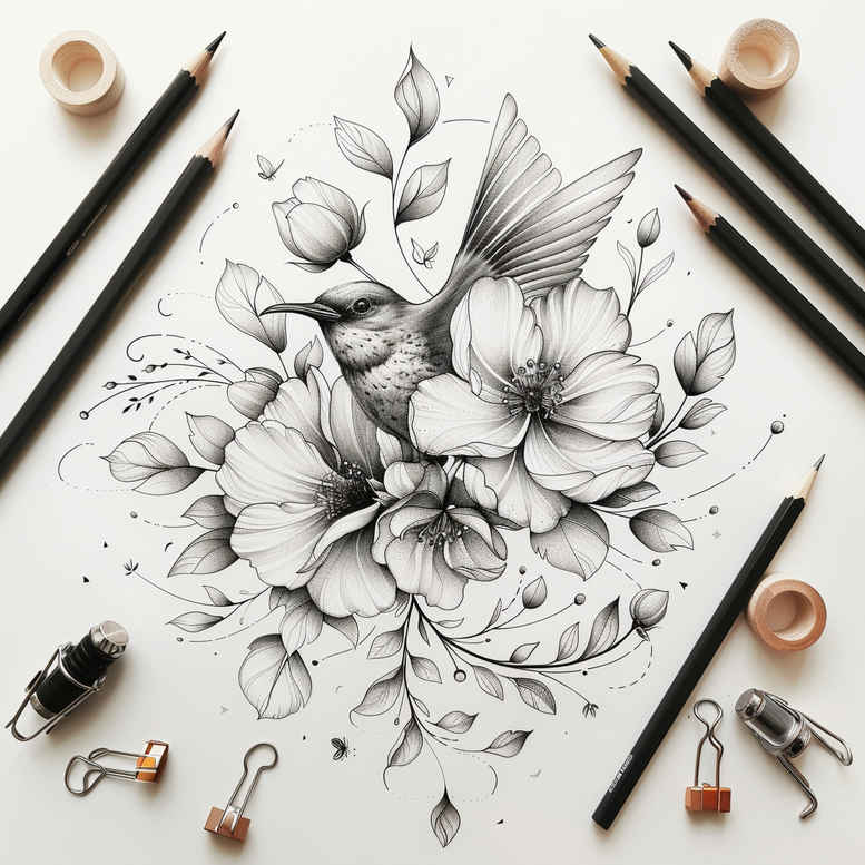 other-birds tattoo design ideas Realism anatomical accuracy soaring shows resilience