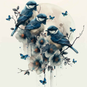 other-birds tattoo design ideas Neotraditional vivid color spiritual symbolism for lower back