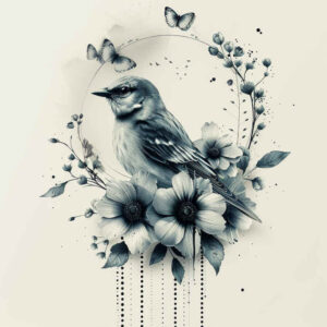 other-birds tattoo design ideas layered fill symbolic for upper chest
