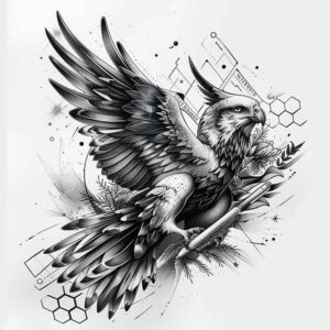other-birds tattoo design ideas bold motifs tribal motifs shows strength