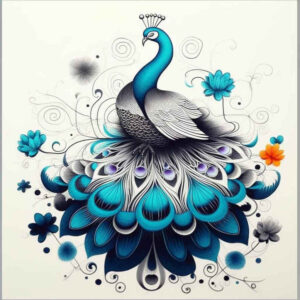 other-birds tattoo design ideas Surrealism morphic wing detail for upper back