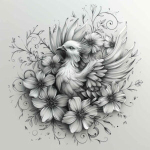 other-birds tattoo design ideas realistic movement wing detail meaning resilience