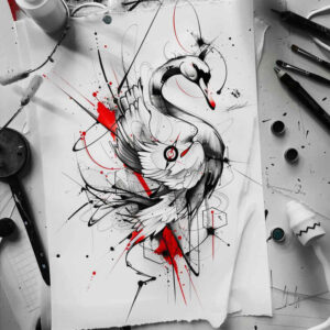 other-birds tattoo design ideas macro wing detail shows endurance