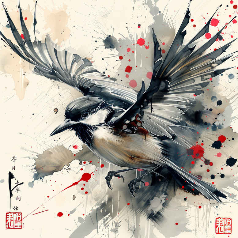 tropical-bird-tattoo – tattoo design ideas free ai generated – realism-focal-blur – for-wrist-side – Gallery: other-birds-inkby-ai