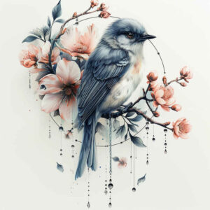 water-bird-tattoo – tattoo design ideas free ai generated – surrealism-esoteric – for-side-torso – Gallery: other-birds-inkby-ai