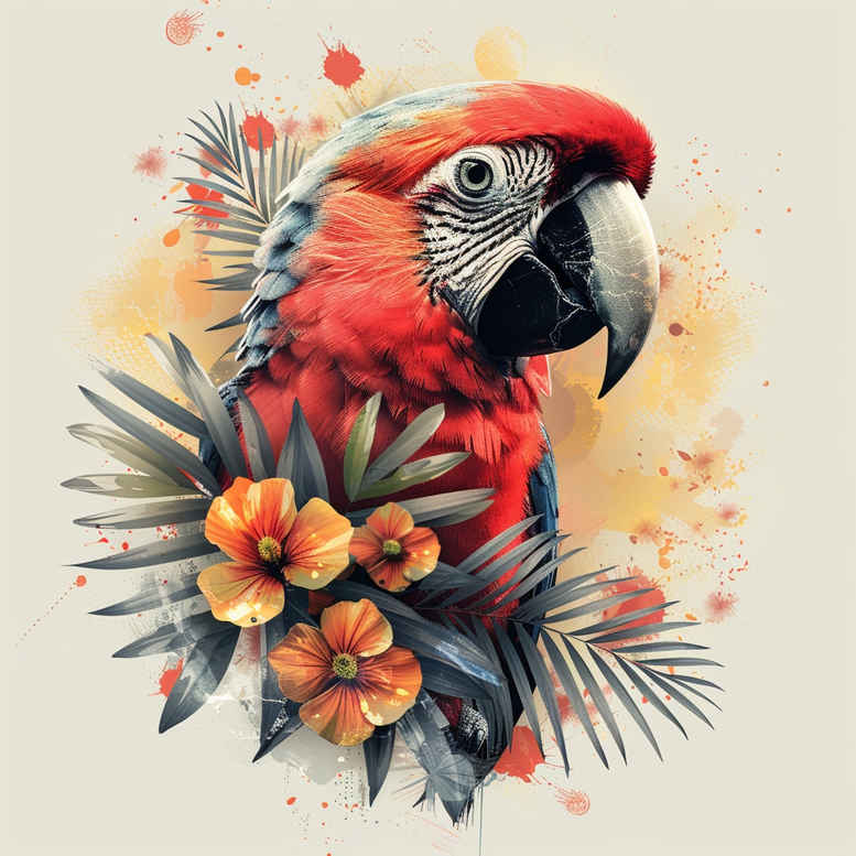 wild-bird-tattoo – tattoo design ideas free ai generated – neotraditional-bold-texture – for-upper-thigh – Gallery: other-birds-inkby-ai
