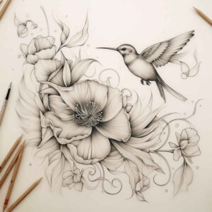wild-bird-tattoo – tattoo design ideas free ai generated – realism-reflective-light – for-hand – Gallery: other-birds-inkby-ai