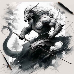 dark-background-tattoo – tattoo design ideas free ai generated – realism-high-contrast – for-full-back – Gallery: other-dark-inkby-ai