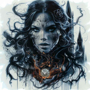 dark-element-tattoo – tattoo design ideas free ai generated – realism-fine-lines – for-neck – Gallery: other-dark-inkby-ai
