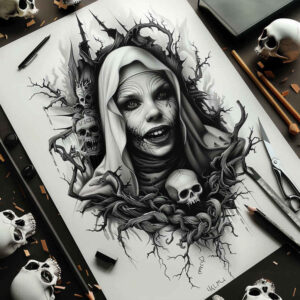 dark-light-tattoo – tattoo design ideas free ai generated – realism-organic-structure – for-stomach – Gallery: other-dark-inkby-ai