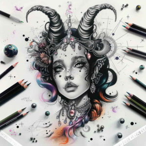 dark-protection-tattoo – tattoo design ideas free ai generated – neotraditional-enhanced-shading – for-spine – Gallery: other-dark-inkby-ai