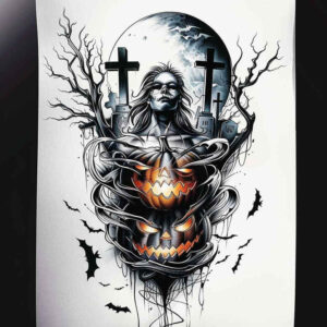 dark-tattoo – tattoo design ideas free ai generated – surrealism-transcendent – for-elbow – Gallery: other-dark-inkby-ai