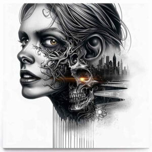 dark-transformation-tattoo-for-men – tattoo design ideas free ai generated – surrealism-displaced-objects – for-neck – Gallery: other-dark-inkby-ai