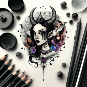 other-dark tattoo design ideas fine-line claw marks for back shoulder