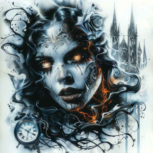 other-dark tattoo design ideas Surrealism mysterious distorted embodying resilience