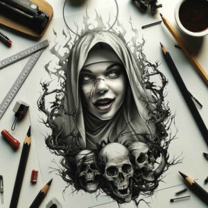 other-dark tattoo design ideas layered inks grotesque shows determination