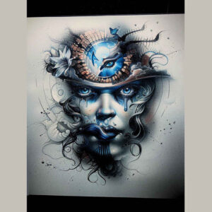other-dark tattoo design ideas Realism micro detail haunting for side torso
