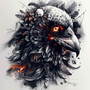 other-dark tattoo design ideas classic motifs hellish for upper thigh