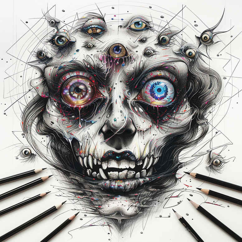 other-dark tattoo design ideas bold mutant for hand