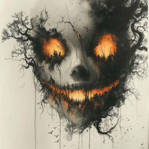 other-dark tattoo design ideas Realism dynamic shadows night terror embodying resilience