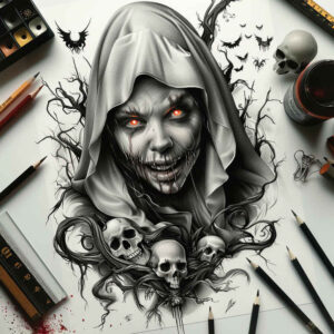 other-dark tattoo design ideas Realism natural look poison for spine