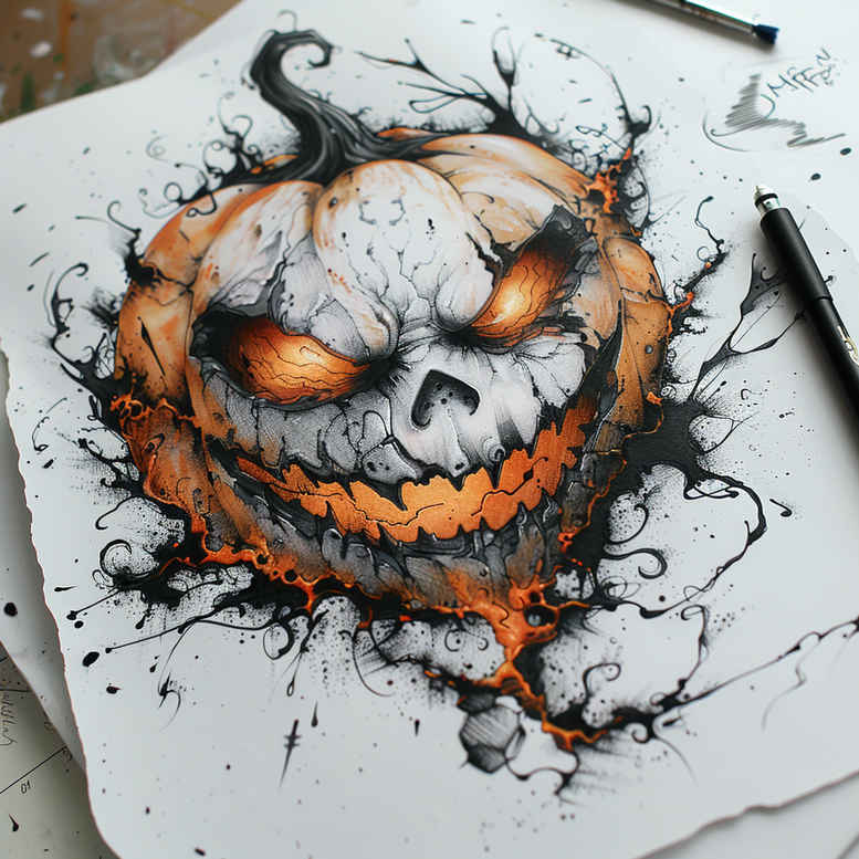 other-dark tattoo design ideas ethereal sacrifice symbolising endurance