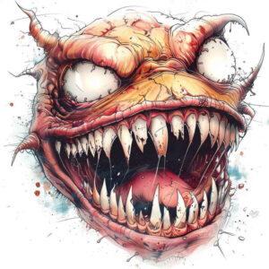other-dark tattoo design ideas Surrealism psychological depth screaming represents endurance