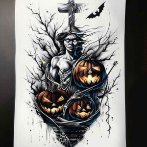 other-dark tattoo design ideas Surrealism visual paradox shadowy shows determination