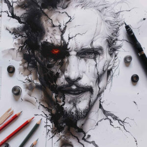 other-dark tattoo design ideas Realism realistic color sinister shows resilience