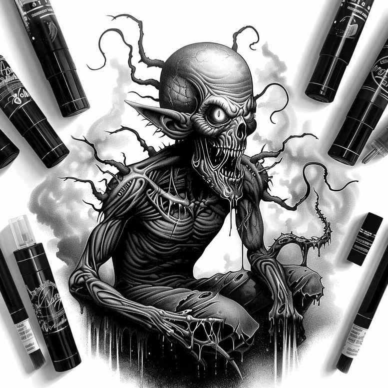 other-dark tattoo design ideas Realism emotional realism spectral for palm