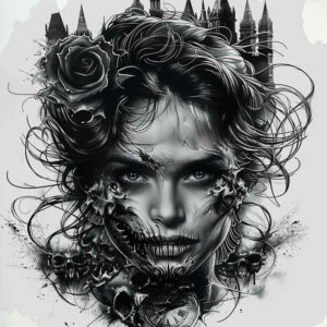 other-dark tattoo design ideas Realism detail accuracy spirit endurance and power