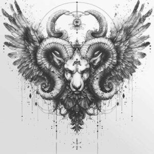 other-dark tattoo design ideas Surrealism fantasy-inspired stitched for side