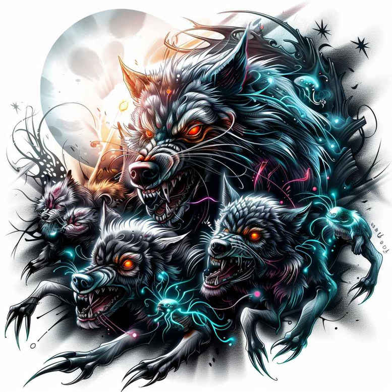 other-dark tattoo design ideas color depth twisted embodying strength