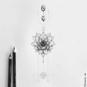 delicate-compositions – tattoo design ideas free ai generated – empty-space – for-shoulder-blade – Gallery: other-delicate-inkby-ai