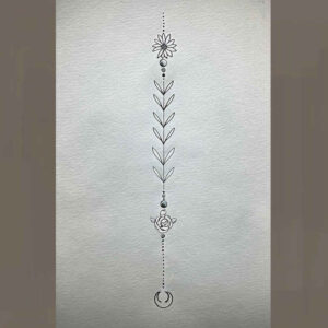 delicate-compositions – tattoo design ideas free ai generated – mini-geometry – for-hip – Gallery: other-delicate-inkby-ai