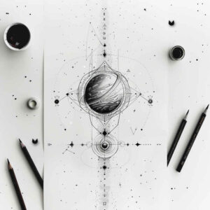 delicate-compositions – tattoo design ideas free ai generated – point-minimal – for-upper-thigh – Gallery: other-delicate-inkby-ai
