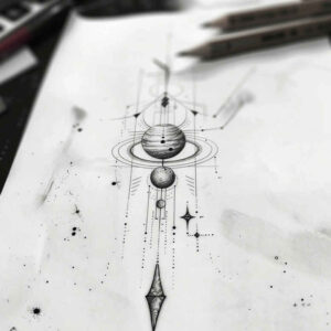 delicate-contour – tattoo design ideas free ai generated – empty-space – for-neck – Gallery: other-delicate-inkby-ai