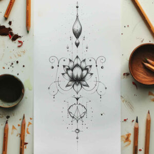 delicate-contour – tattoo design ideas free ai generated – simple-icon – for-fingers – Gallery: other-delicate-inkby-ai