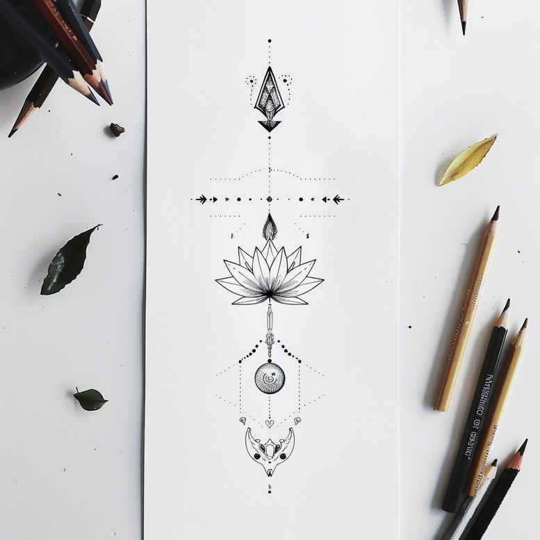 delicate-minimalist-tattoos-for-men – tattoo design ideas free ai generated – whisper-line – for-palm – Gallery: other-delicate-inkby-ai