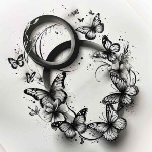 delicate-mystical-motifs – tattoo design ideas free ai generated – thin-script – for-shin – Gallery: other-delicate-inkby-ai