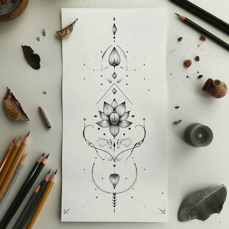 delicate-ornaments – tattoo design ideas free ai generated – refined – for-forearm – Gallery: other-delicate-inkby-ai