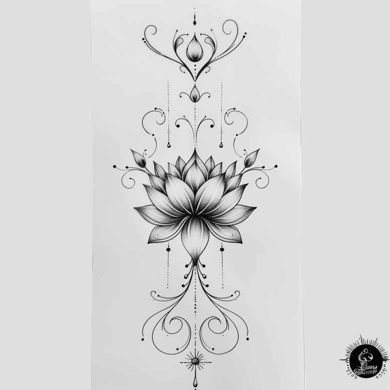 delicate-shading – tattoo design ideas free ai generated – dotwork – for-elbow – Gallery: other-delicate-inkby-ai