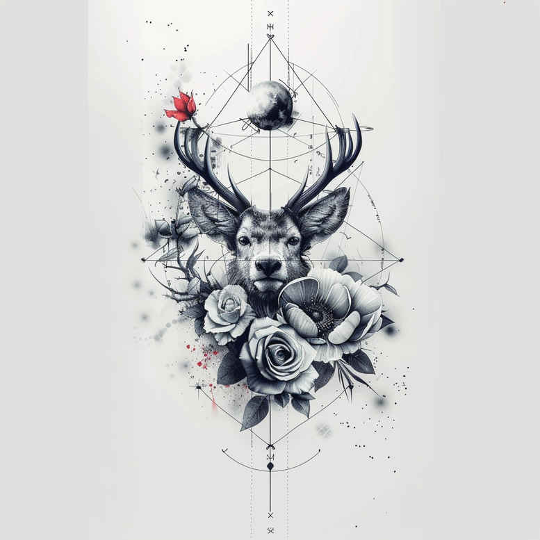 delicate-shading – tattoo design ideas free ai generated – pure-design – for-ankle – Gallery: other-delicate-inkby-ai
