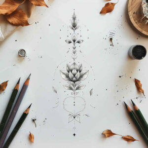 delicate-tattoos – tattoo design ideas free ai generated – quiet-art – for-shin – Gallery: other-delicate-inkby-ai