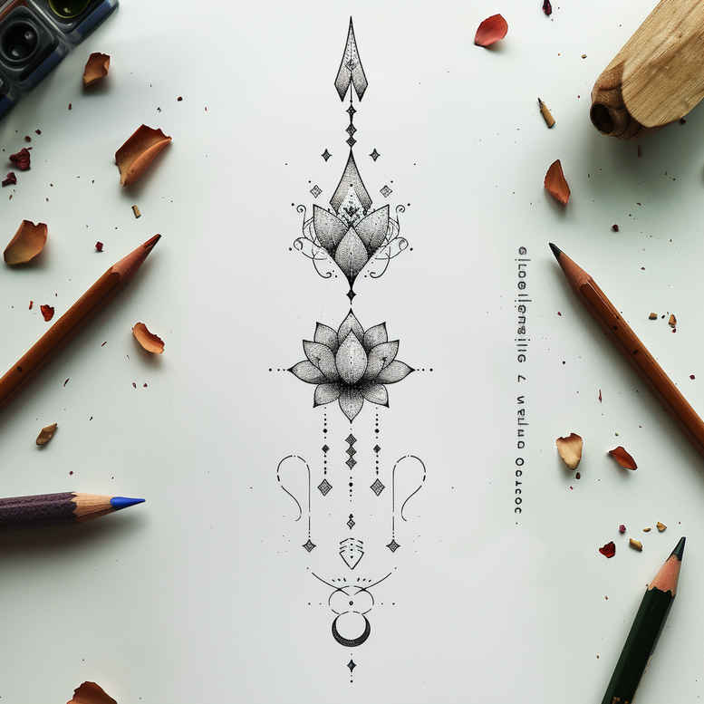 detailed-tattoos – tattoo design ideas free ai generated – discreet-mark – for-neck – Gallery: other-delicate-inkby-ai
