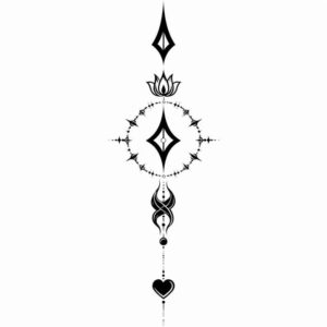 detailed-tattoos – tattoo design ideas free ai generated – micro-line – for-shoulder-blade – Gallery: other-delicate-inkby-ai