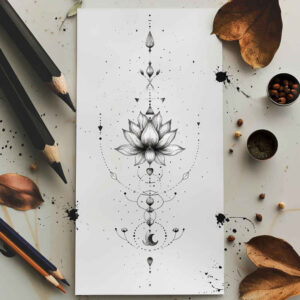 droplet-tattoos – tattoo design ideas free ai generated – delicate – for-outer-arm – Gallery: other-delicate-inkby-ai
